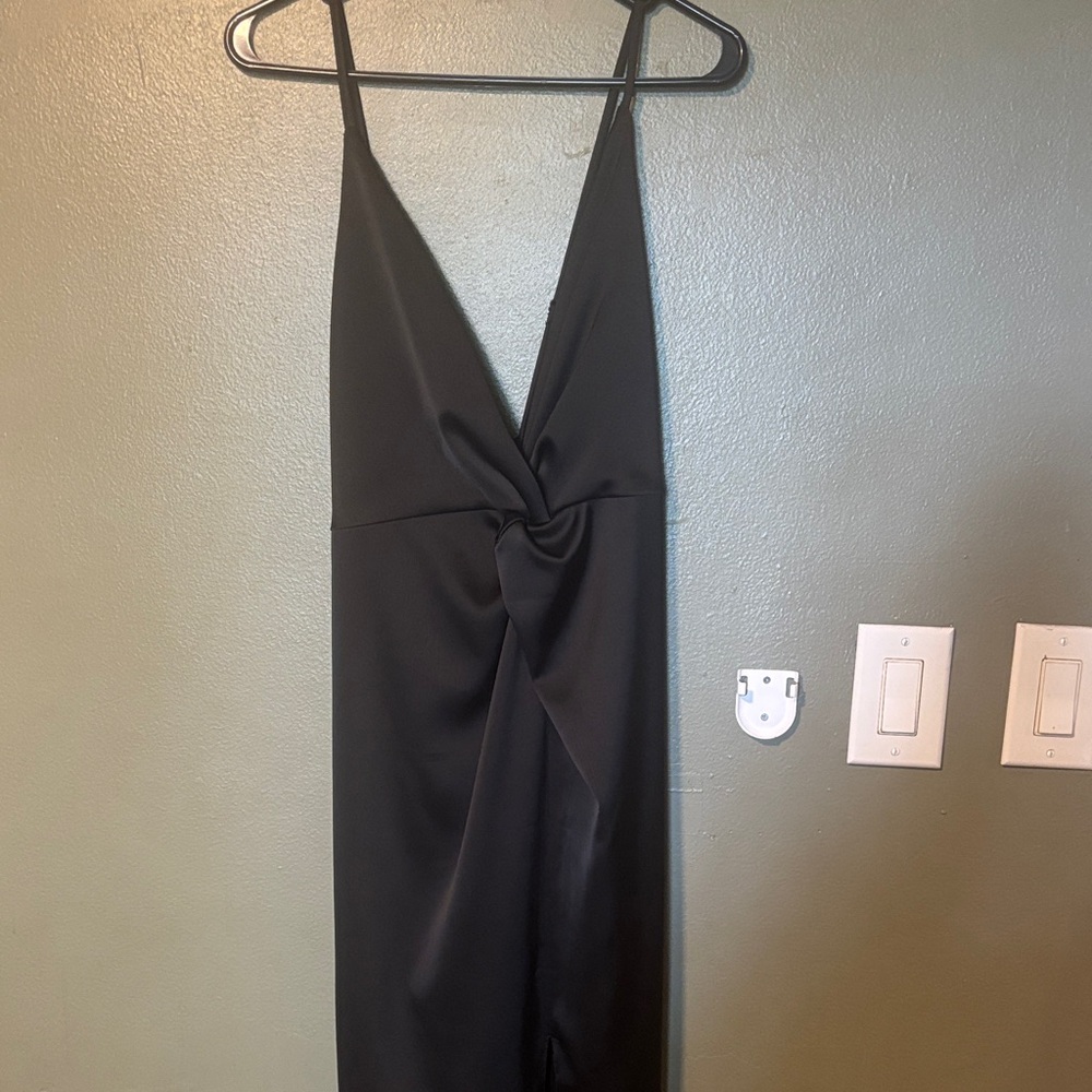 ASOS Black Knot Dress
